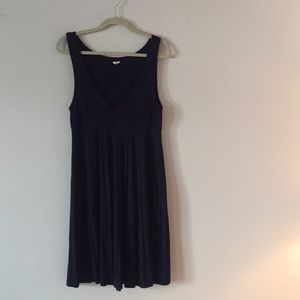 Versatile navy JCrew dress with beautiful details